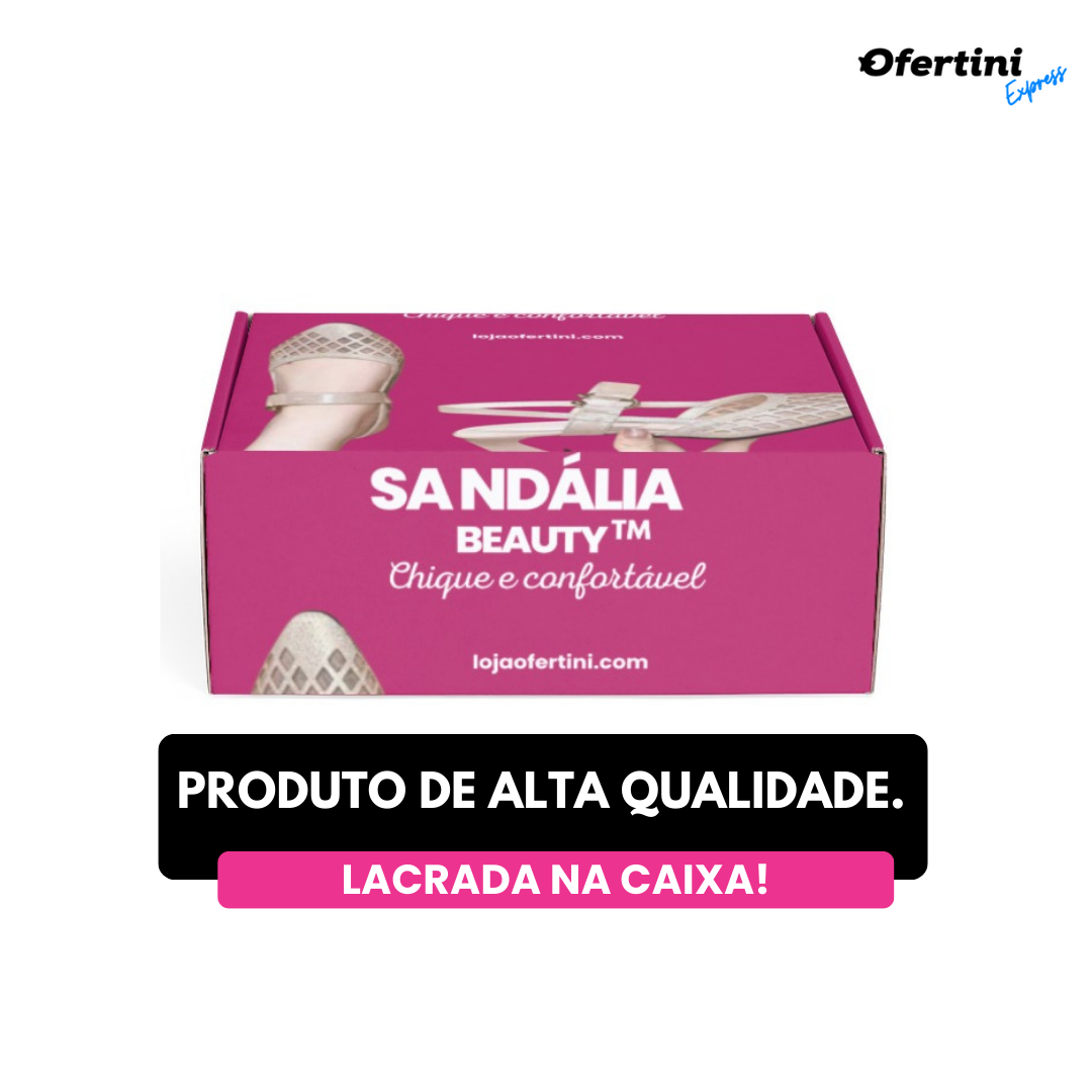 Sandália Beauty™ ( PROMOÇÃO EMERGENCIAL ) KIT COM 2 PARES