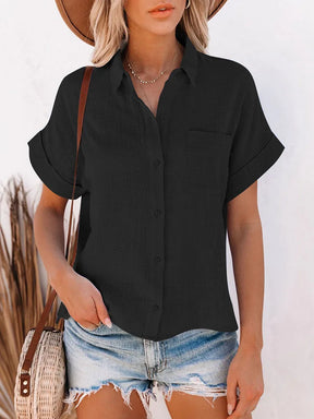 Camisa Elegant™ em Linho de Algodão / A Peça Essencial do Verão para a Mulher moderna!