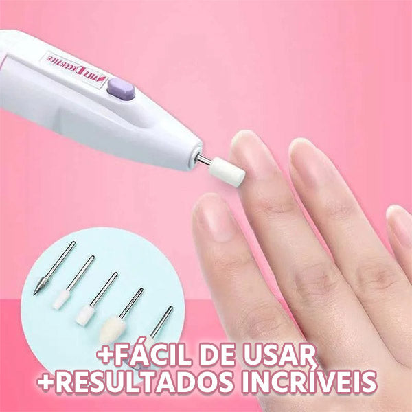 Lixa de Unha Elétrica Profissional 5 em 1 Sem Fio- Praticidade e Qualidade de Salão